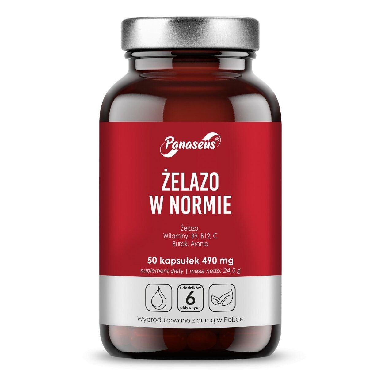 PANASEUS Iron in the normal range (50 caps) - Viking Supplements