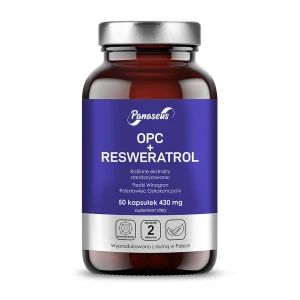 PANASEUS OPC + resveratrol (50 kapslí) – Viking Supplements