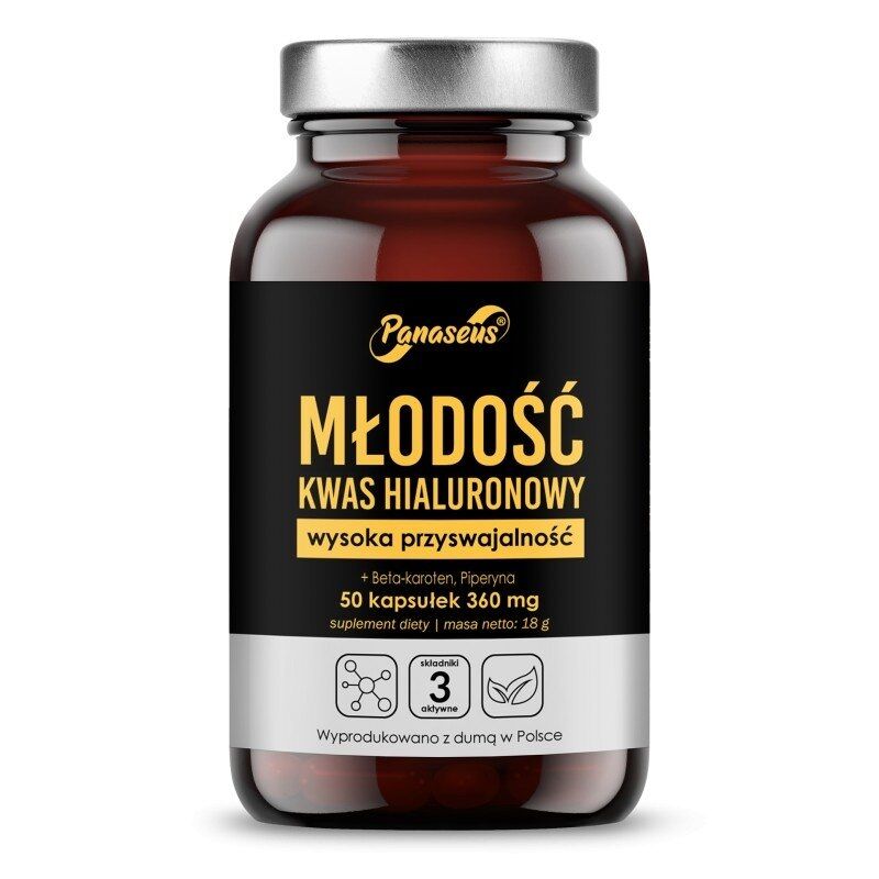 PANASEUS Youth Hyaluronic Acid (50 caps) - Viking Supplements