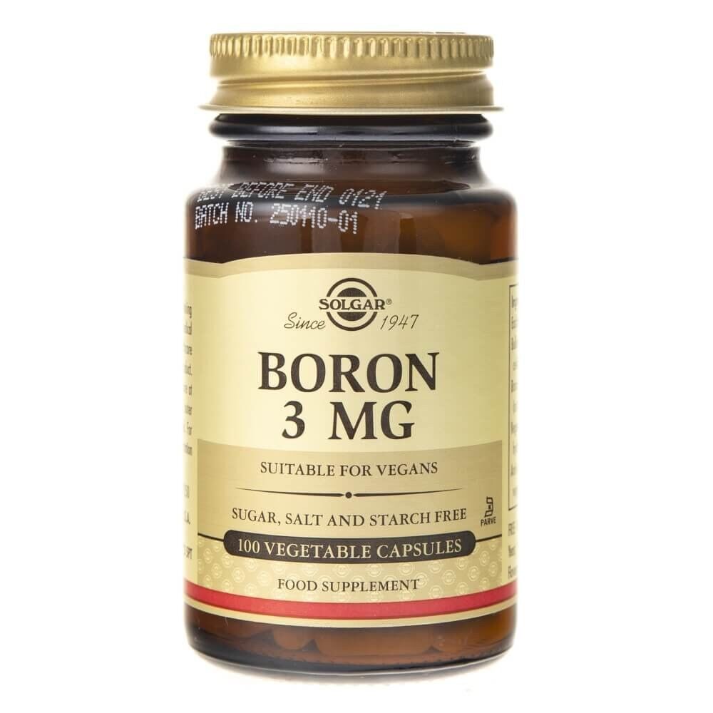 SOLGAR Boron 3 mg (100 caps) - Viking Supplements