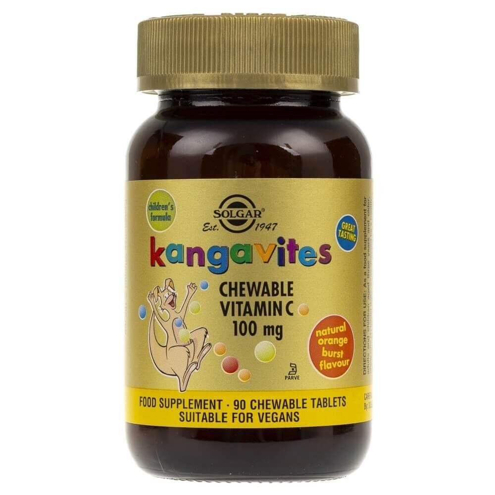 SOLGAR Kangavites – žvýkací tablety s vitamínem C