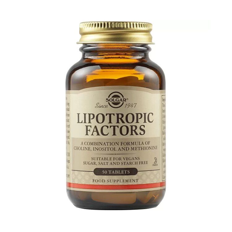 SOLGAR Lipotropní faktory (50 tablet) – Viking Supplements