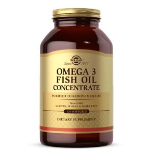 SOLGAR Omega 3 - Fish Oil Concentrate (120 caps) - Viking Supplements