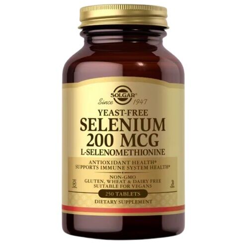 SOLGAR Selen bez kvasnic 200 mcg (250 tablet) – Viking Supplements
