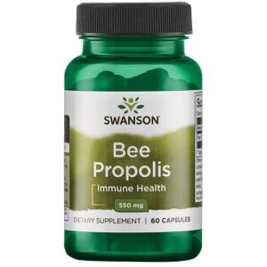 SWANSON Bee Propolis 550mg 60 kaps - Viking Supplements