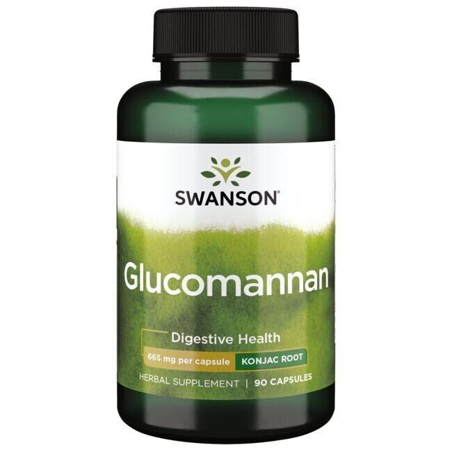 SWANSON Glucomannan 665mg 90 kaps - Viking Supplements