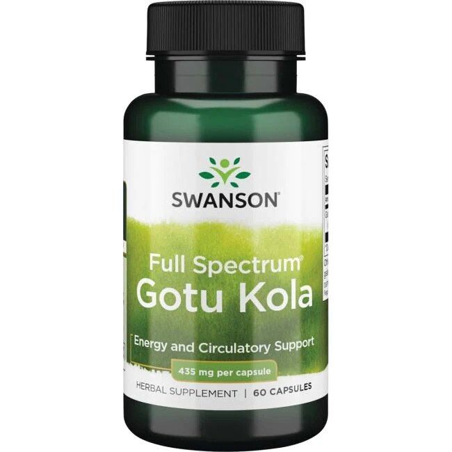 SWANSON Gotu Kola 435 mg, 60 kapslí – Viking Supplements