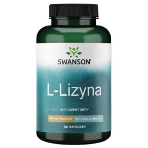 SWANSON L-Lizyna 500mg 100kaps - Viking Supplements
