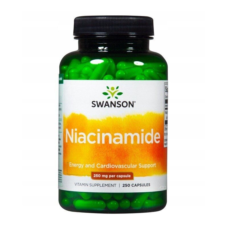 SWANSON Niacyna 250 mg, 250 kapslí – Viking Supplements