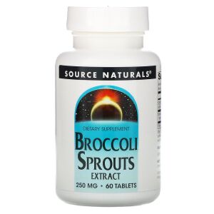 Source Naturals broccoli sprout extract 250 mg 60 tablets - Nuvalia