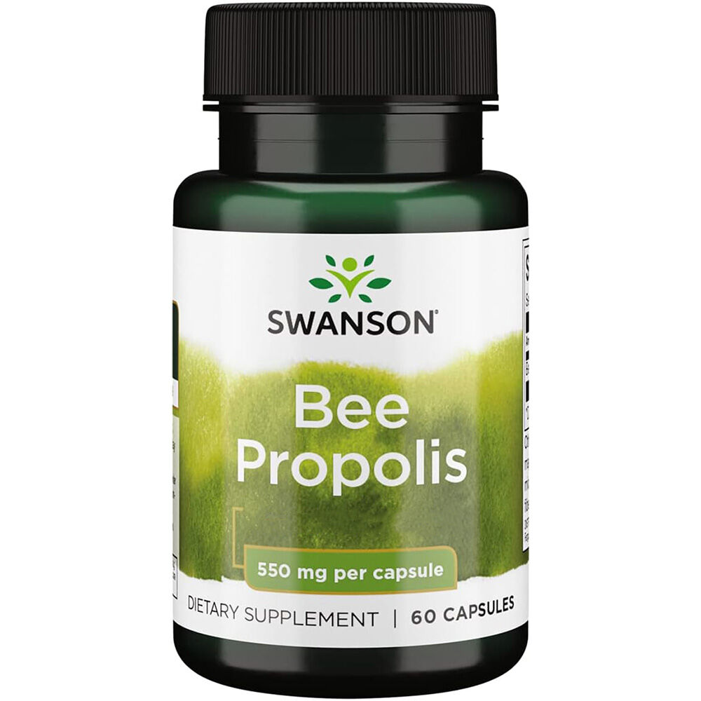 Swanson Včelí propolis 550 mg, 60 tobolek – Viking Supplements