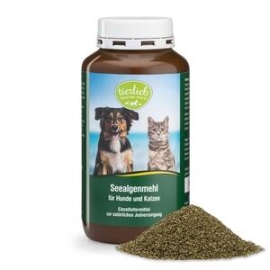 TIERLIEB Moučka z mořských řas pro psy a kočky (300 g / 10