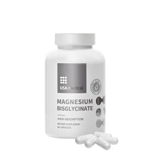 USA medical Magnesium Bisglycinate (60 Capsules) - Viking Supplements