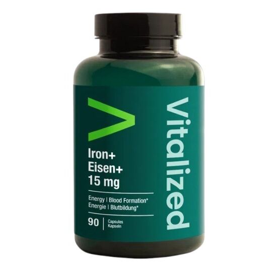 VITALIZED Iron+ (90 kapslí) – Viking Supplements