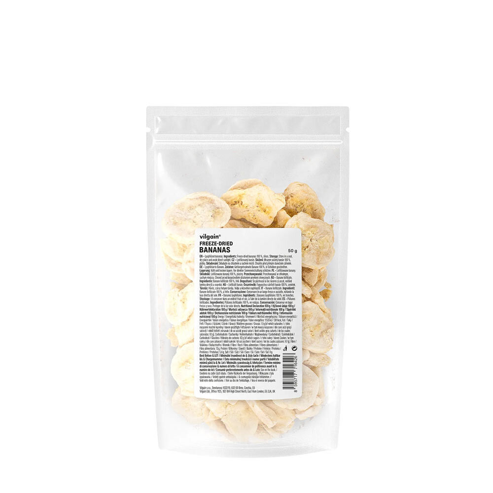 Vilgain – lyofilizované banány (50 g) – Viking Supplements