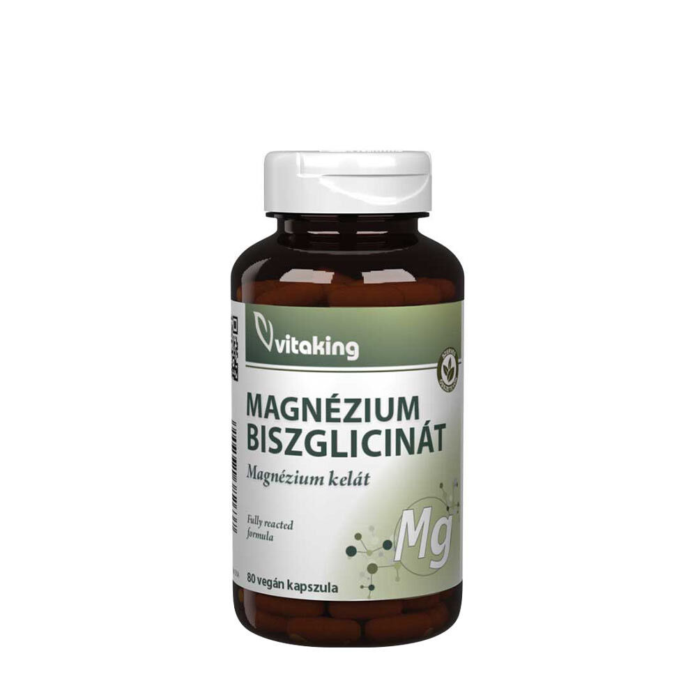 Vitaking – organický bisglycinát hořečnatý (80 tobolek) – Viking Supplements