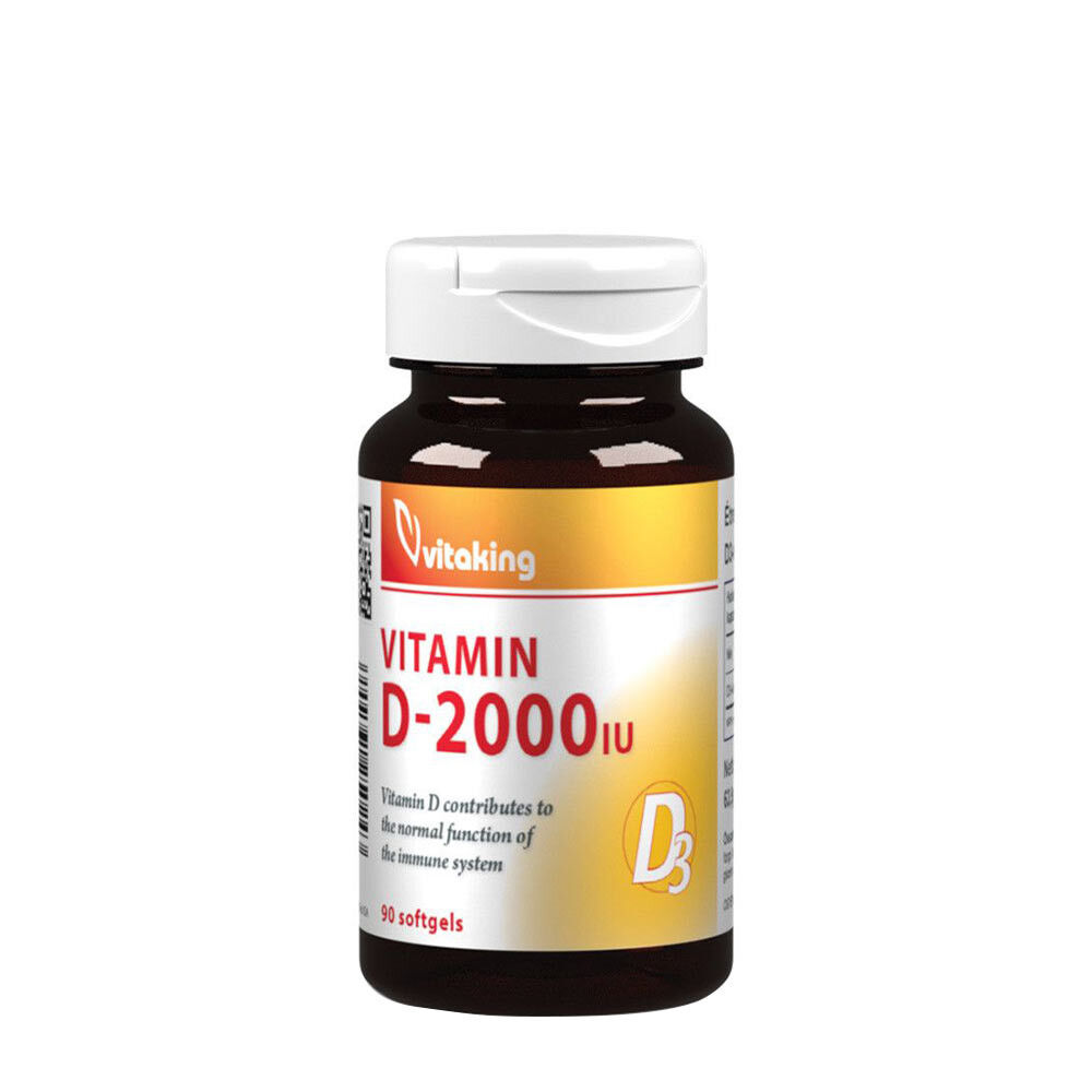 Vitaking Vitamin D-2000 (90 měkkých tobolek) – Viking Supplements