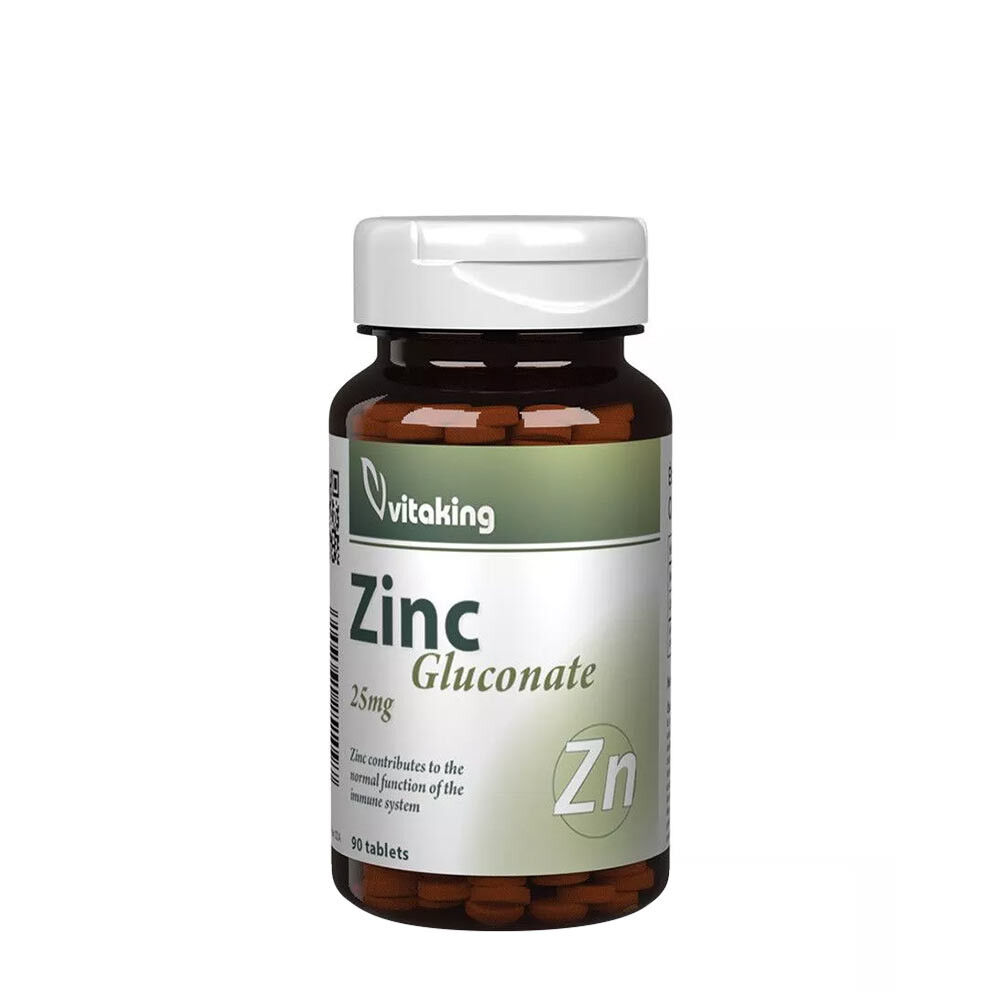 Vitaking Glukonát zinku 25 mg (90 tablet) – Viking Supplements
