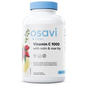 Vitamin C1000 with Rutin & Rose Hip - 180 vegan caps - Viking Supplements