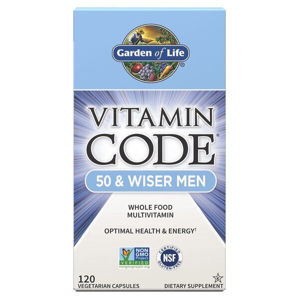 Vitamin Code 50 & Wiser Men - 120 vcaps - Viking Supplements