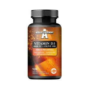Vitamin D3 4000IU + Olive Oil - 120 softgels - Viking Supplements