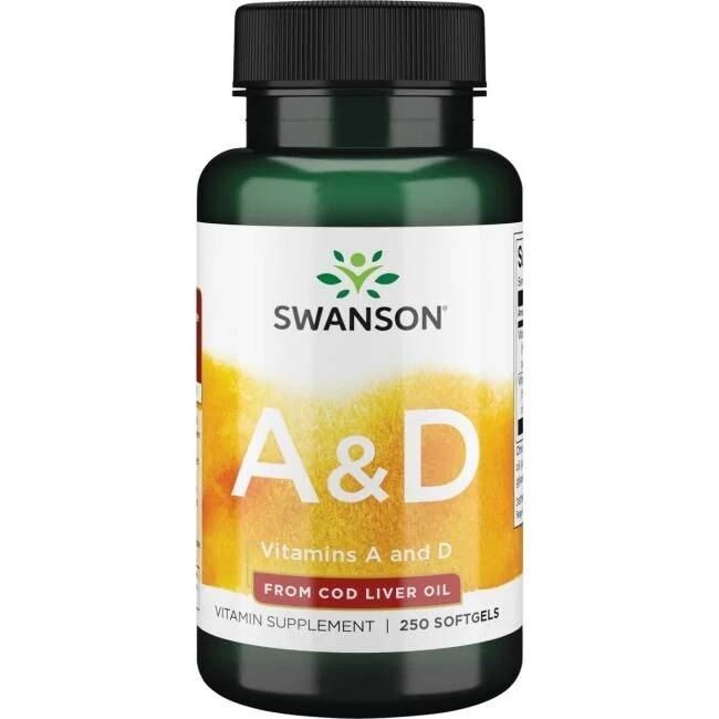 Vitamíny A a D – 250 měkkých tobolek – Viking Supplements