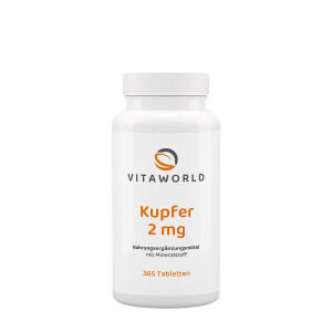 Vitaworld Copper 2 mg (365 tablets) - Viking Supplements