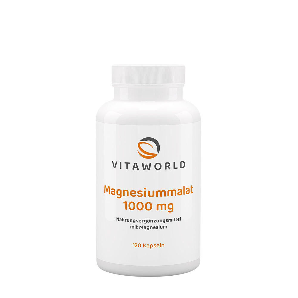 Vitaworld Malát hořečnatý 1000 mg (120 tobolek) – Viking Supplements