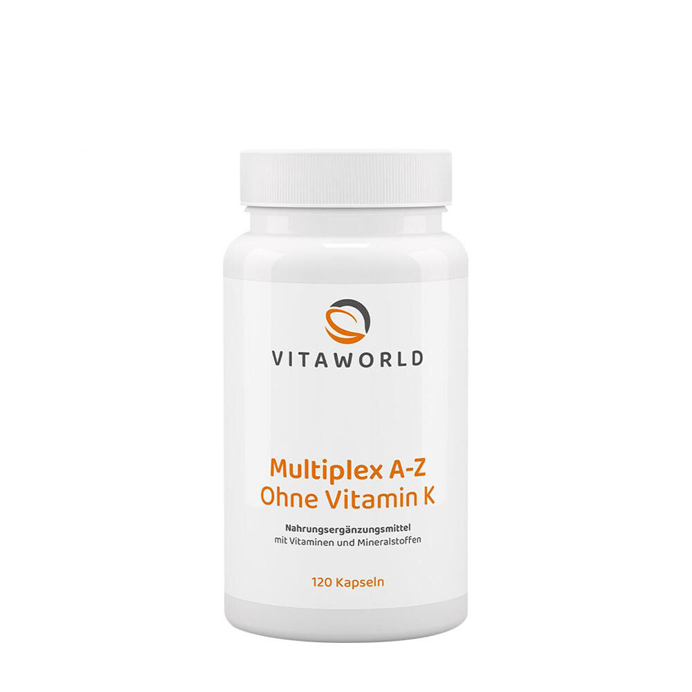 Vitaworld Multiplex A-Z bez vitamínu K (120 tobolek) – Viking Supplements
