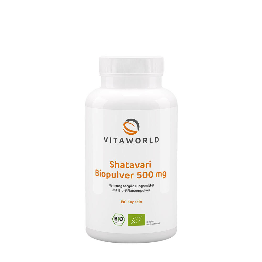 Vitaworld Shatavari 500 mg bio (180 tobolek) – Viking Supplements