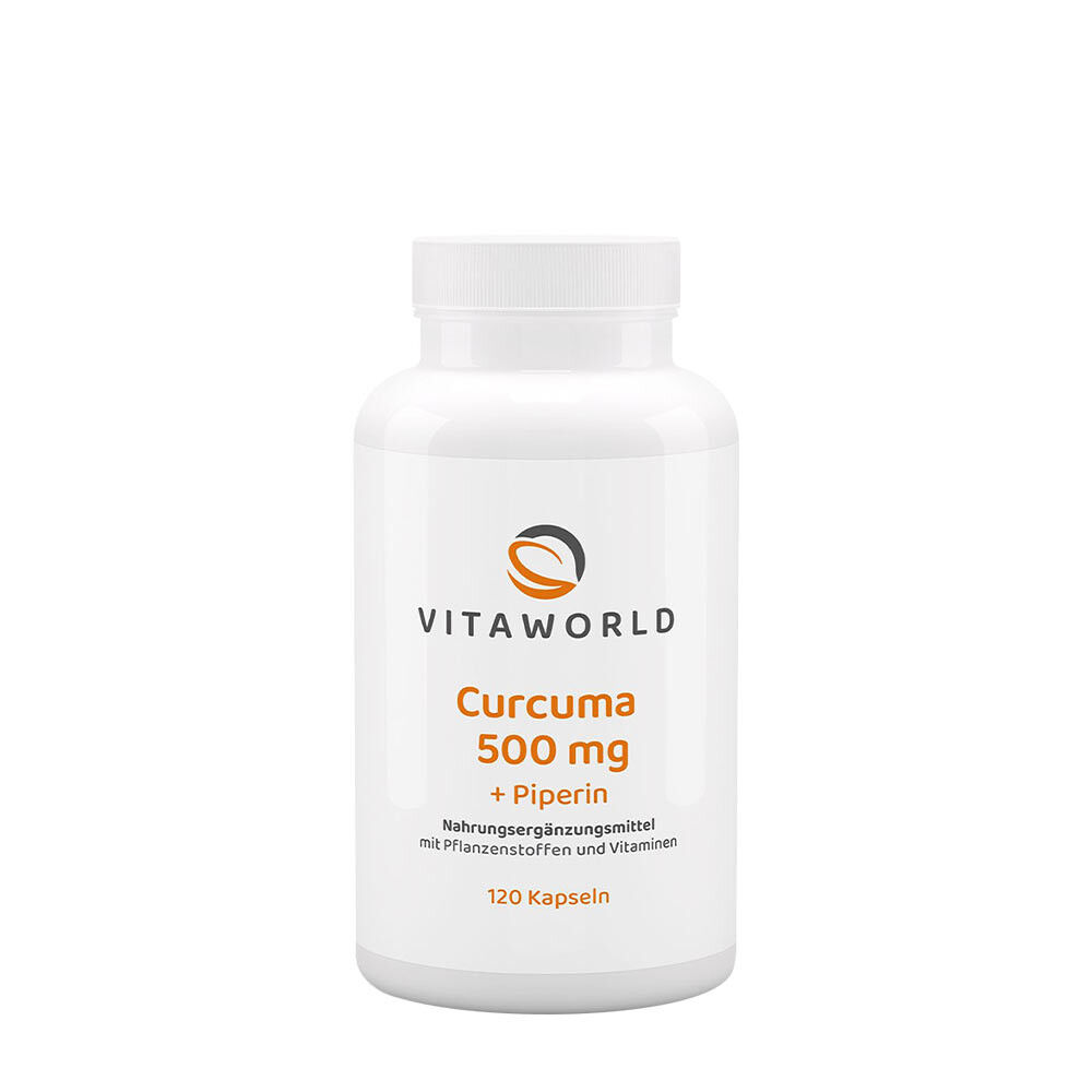 Vitaworld Kurkuma 500 mg (120 tobolek) – Viking Supplements