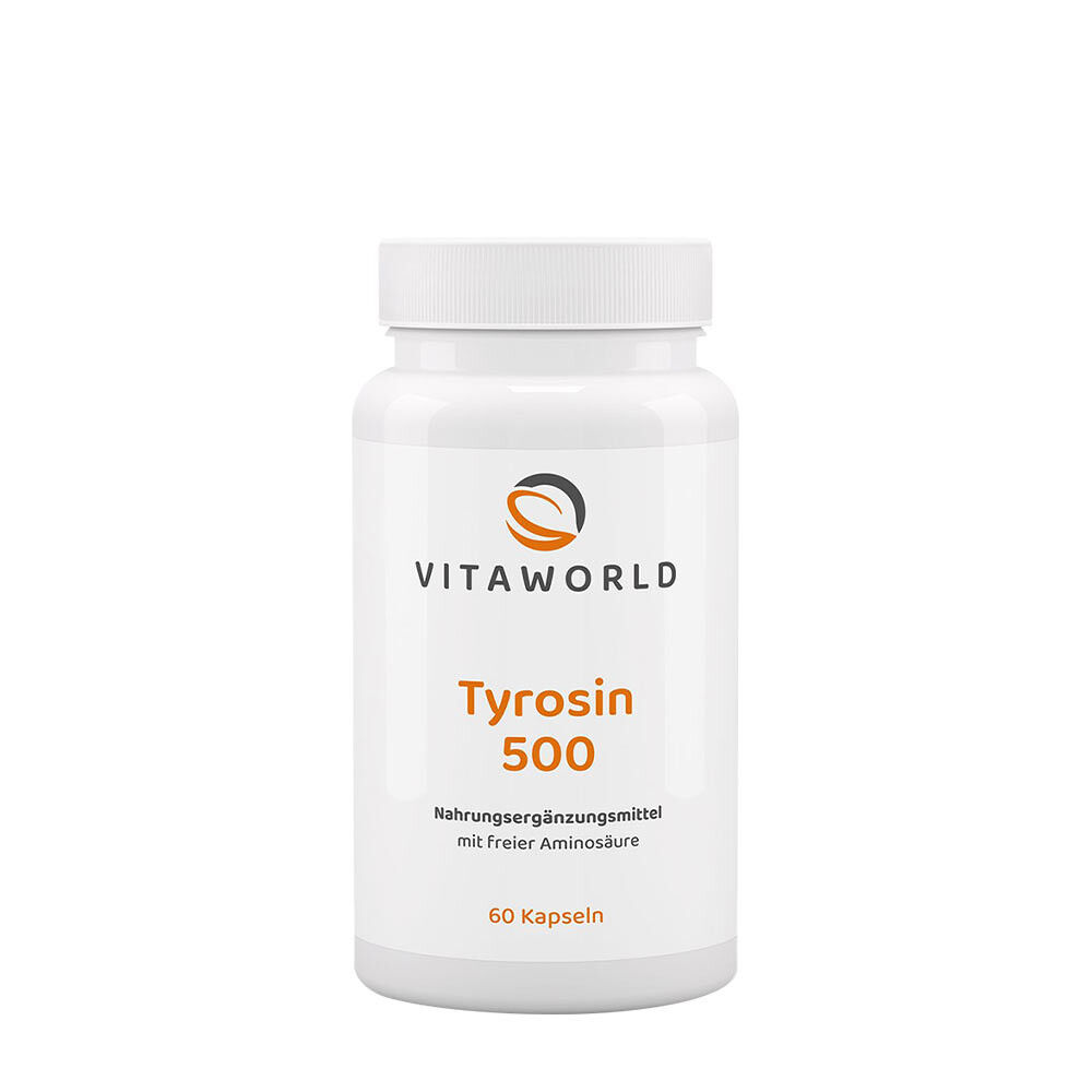 Vitaworld Tyrosin 500 mg (60 tobolek) – Viking Supplements