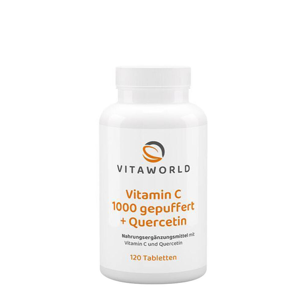 Vitaworld Vitamin C 1000 s pufrem + kvercetin (120 tablet) – Viking Supplements