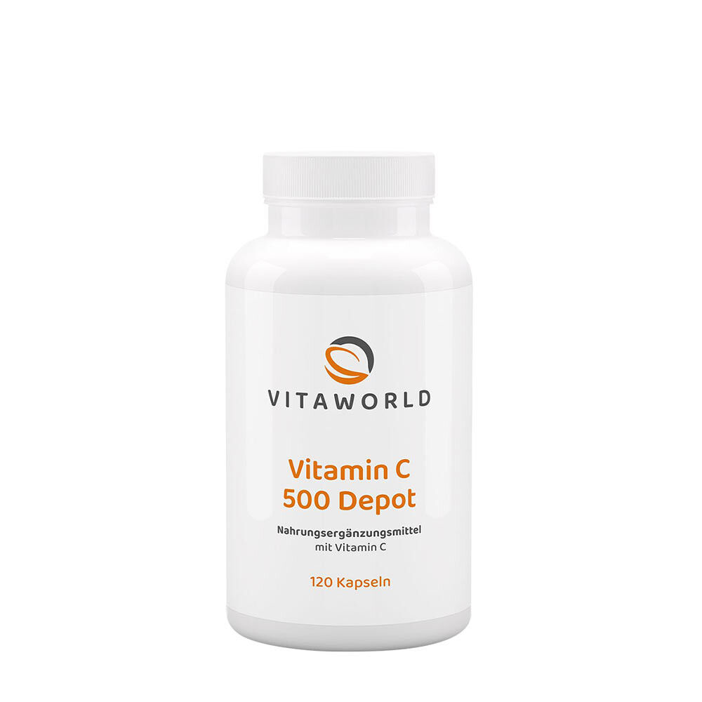 Vitaworld Vitamin C 500 Depot (120 tobolek) – Viking Supplements