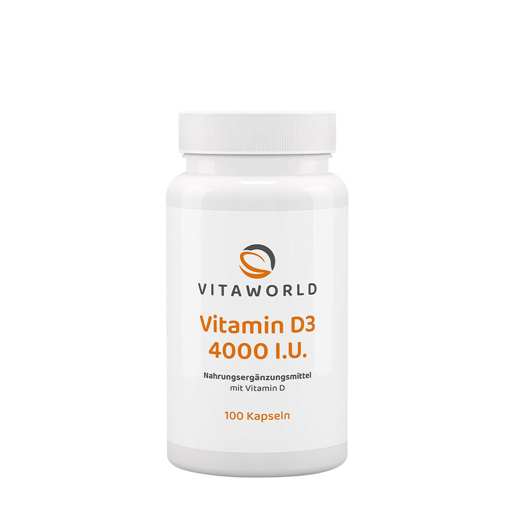Vitaworld Vitamin D3 4000 IU (100 tobolek) – Viking Supplements