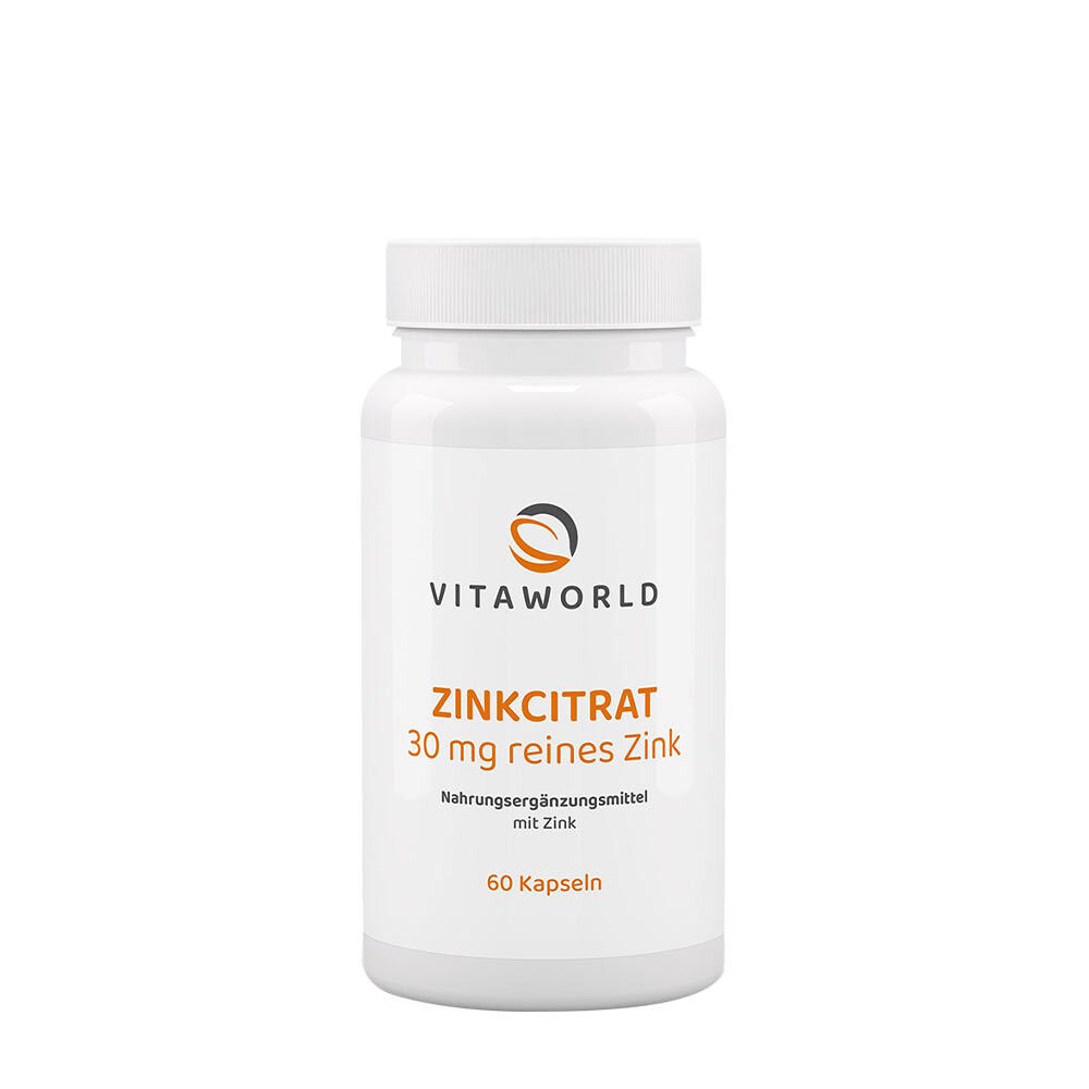 Vitaworld Citrát zinku 30 mg (60 tobolek) – Viking Supplements