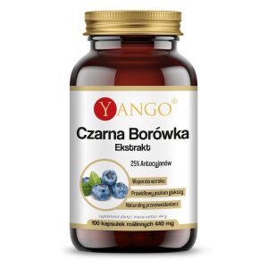 YANGO Černý borůvkový extrakt (100 kapslí) – Viking Supplements