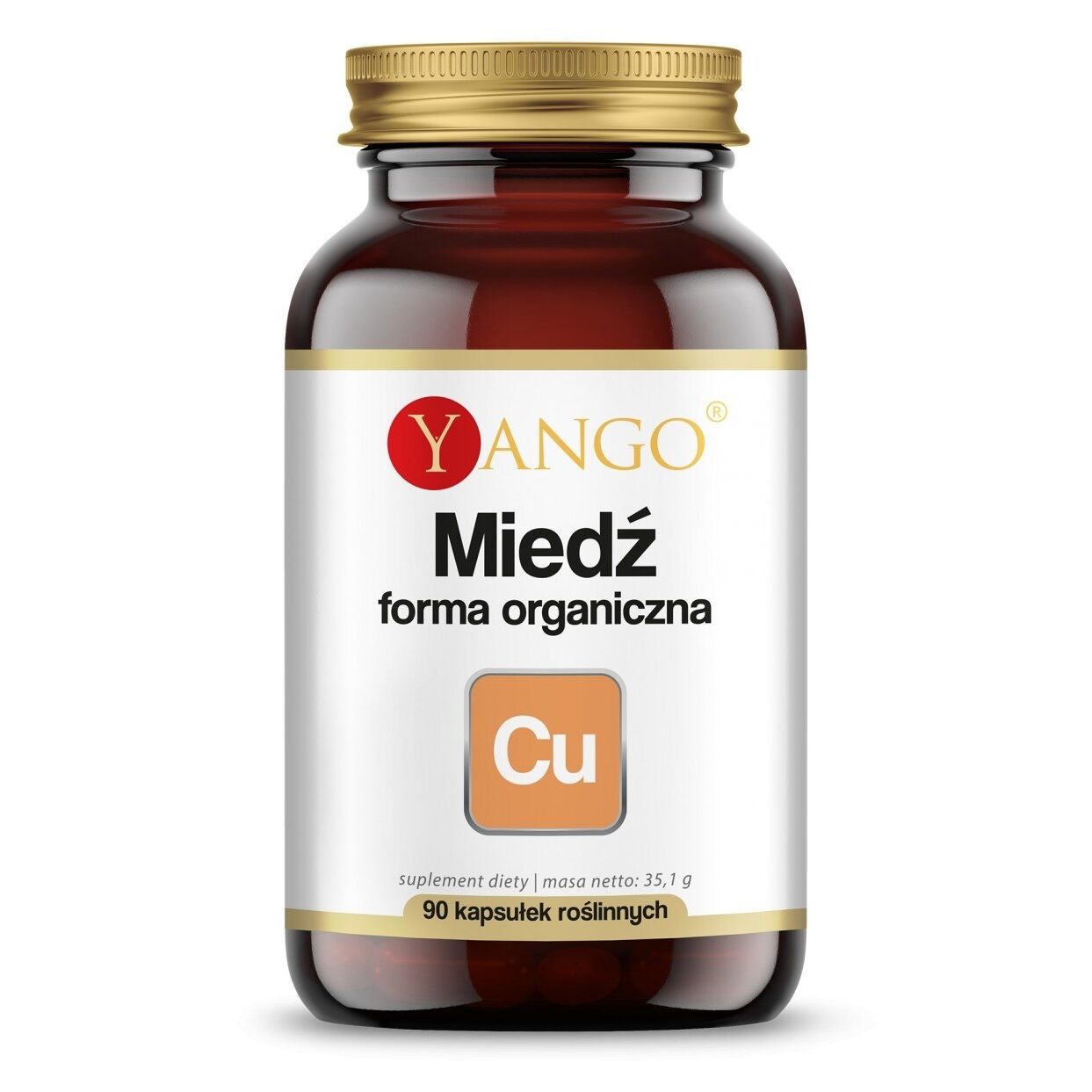 YANGO Copper – Organická forma (90 kapslí) – Viking Supplements