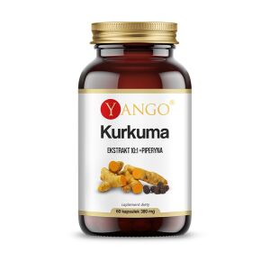YANGO Curcuma – extrakt s piperinem (60 kapslí) – Viking Supplements