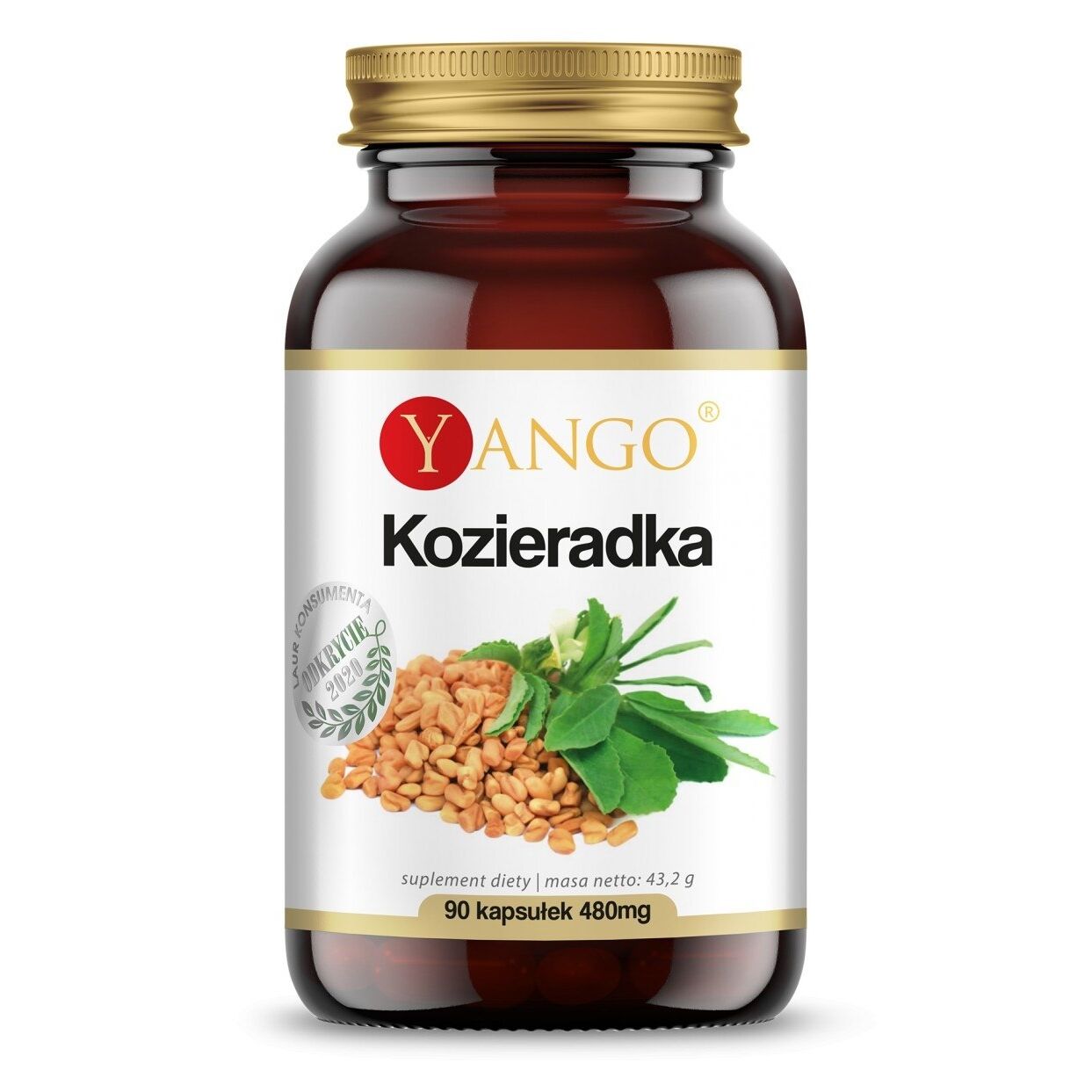 YANGO Pískavice řecké seno (90 kapslí) – Viking Supplements
