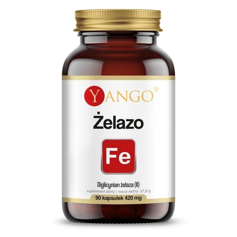 YANGO Ferrous – bisglycinát železa (II) (90 kapslí) – Viking Supplements
