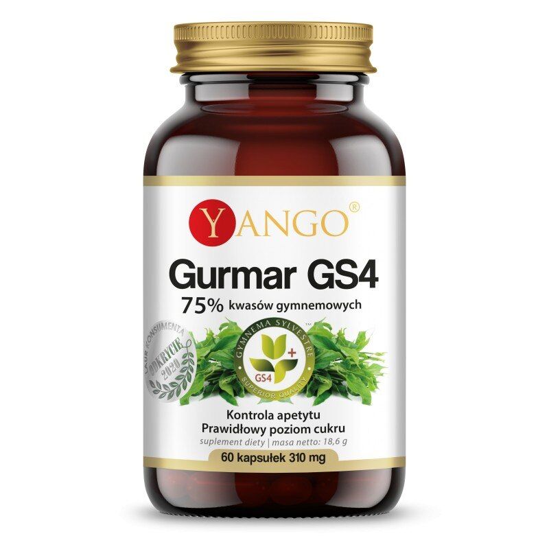 YANGO Gurmar GS4 – 75% kyselina gymnemová (60 kapslí) – Viking Supplements