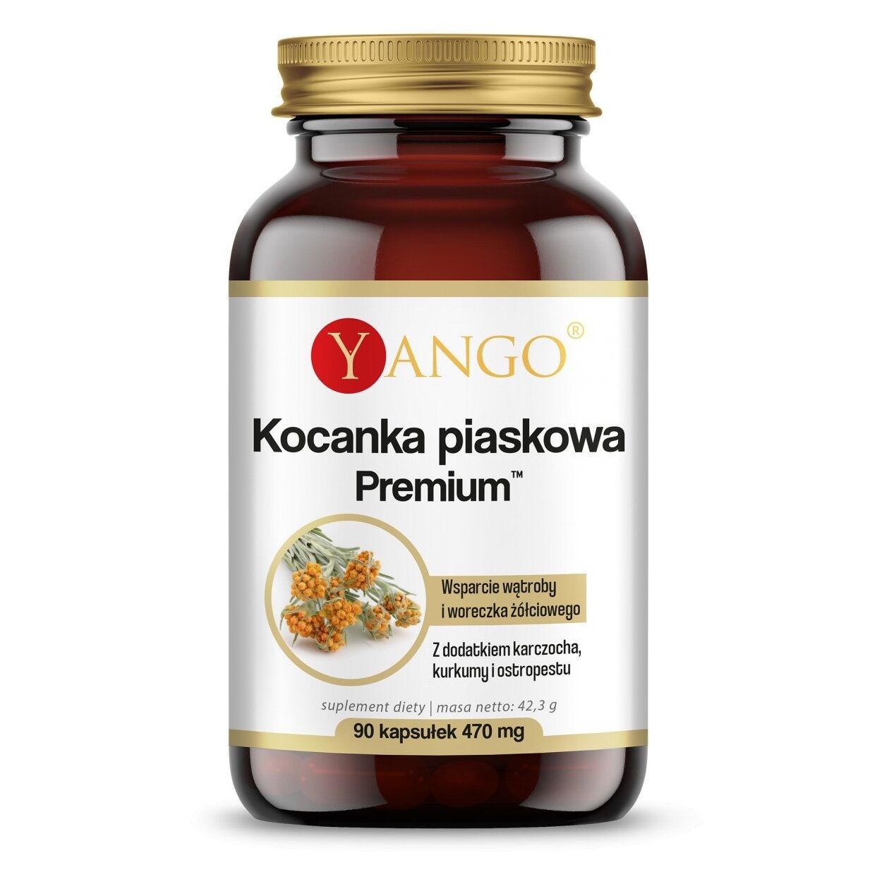 YANGO Helichrysum arenarium Premium (90 kapslí) - Viking Supplements