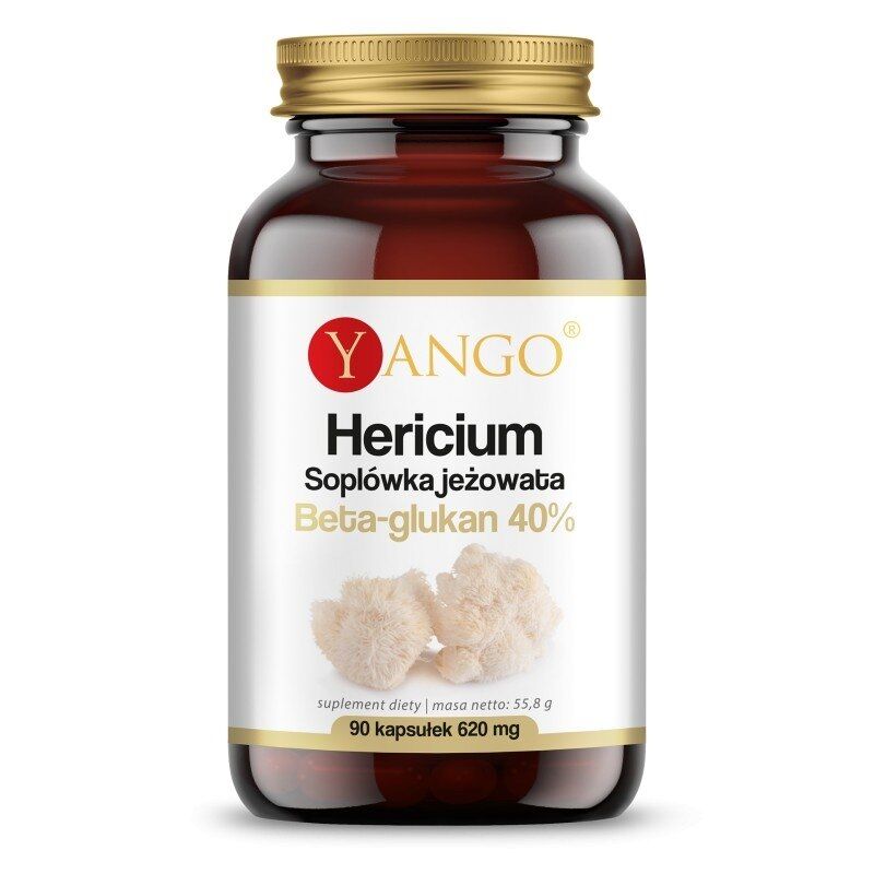 YANGO Hericium – 40% beta-glukan (90 kapslí) – Viking Supplements